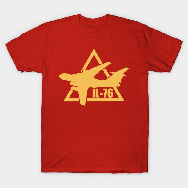 Ilyushin Il-76 T-Shirt by Tailgunnerstudios